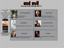 Tablet Screenshot of endevil.com